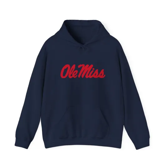 Ole Miss Hoodie Sweatshirts College Logo Sweatshirt Football Fan Fave