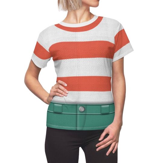 Luca Pixar Costume, Giulia Marcovaldo Women Shirt, Disney Pixar Cosplay for Adult