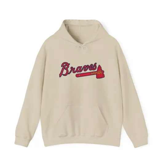 Atlanta Braves Unisex Hoodie, Baseball Fan, Sports Team Apparel