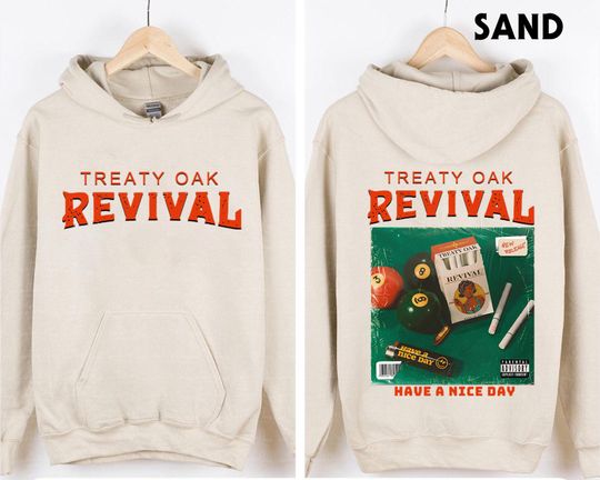 Treaty Oak Revival Band Graphic Hoodie, Have A Nice Day Sweatshirt, World Tour Music Band Tee