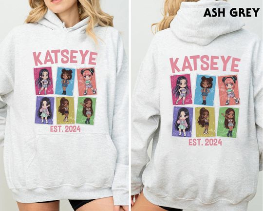 Katseye Shirt, Katseye World Tour Sweatshirt 2 Sides, Katseye Kpop Sweatshirt, Katseye Tour Shirt, Retro Tee