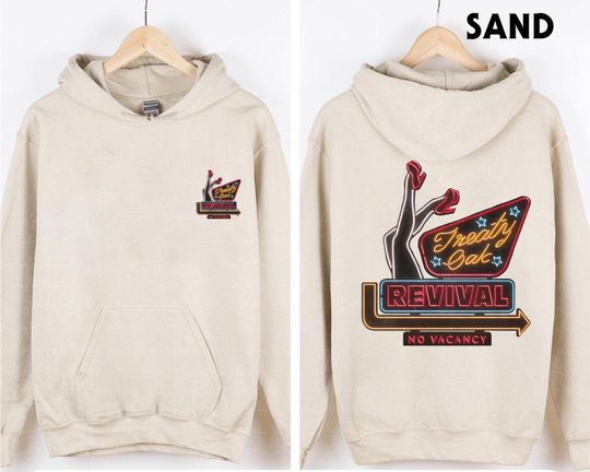 Treaty Oak Revival Band Graphic Shirt, No Vacancy Sweatshirt, World Tour Tee, Music Band Retro Hoodie