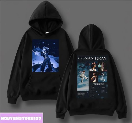 Conan Gray Wishbone Tour Hoodie, Music Lyrics Graphic Tee