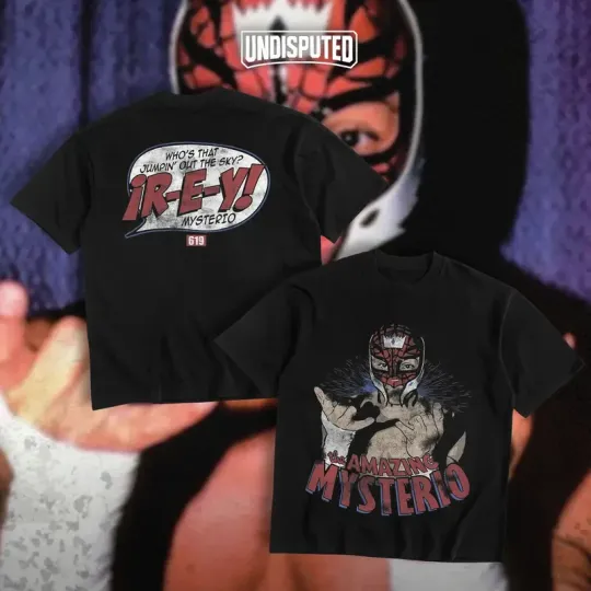 The Amazing Rey Mysterio Heavy Cotton Shirt Wrestling Entertainment Tshirt 619 Lucha Wrestling Libre