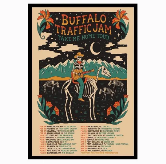 Buffalo Traffic Jam Take Me Home Tour 2026 Poster
