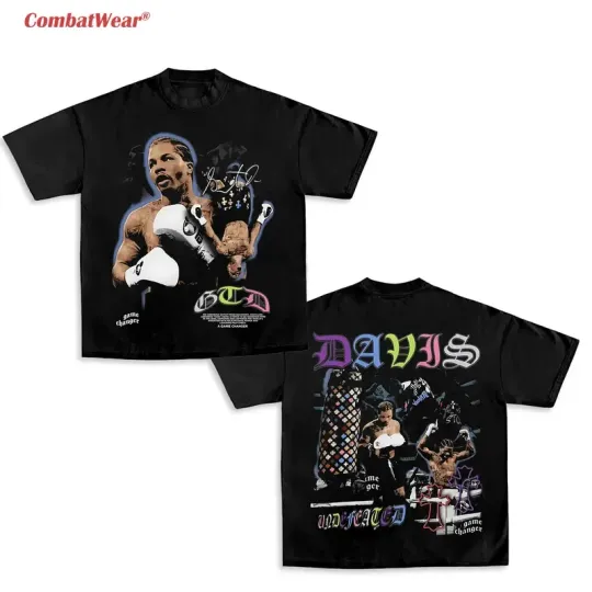 GERVONTA DAVIS V2 TEE, Boxing T-shirt, Boxer Tee, Sports Shirt