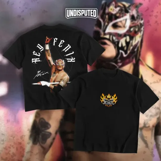 REY FENIX Heavy Cotton Shirt Wrestling Entertainment Lucha Libre AAA Tshirt Luchador Wrestling Fan A