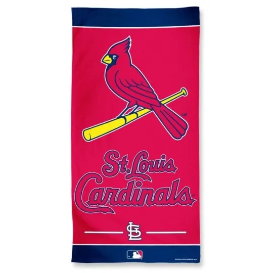 St. Louis Baseball Team Cardinals Beach Towel