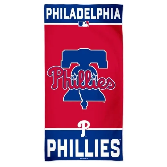 Philadelphia Baseball Team Phillies Beach Towel