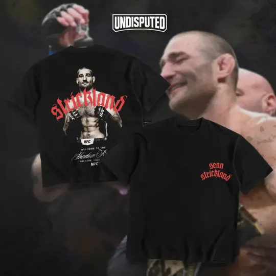 Sean Strickland Shadow Realm Double Sides Heavy Cotton Unisex T-shirt UFC Shirt