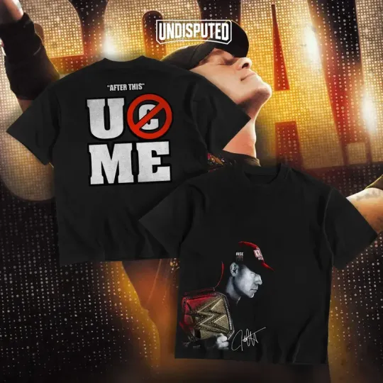 Jo Cen Wrestling Entertainment Champion Collection Heavy Cotton Shirt UCME Tshirt Cena Retirement