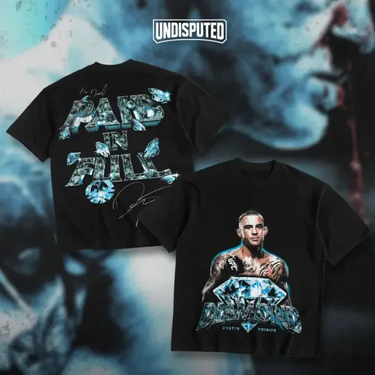 Dustin Poirier Diamond "PAID IN FULL" UFC 318 Heavy Cotton T-shirt Dustin Poirie