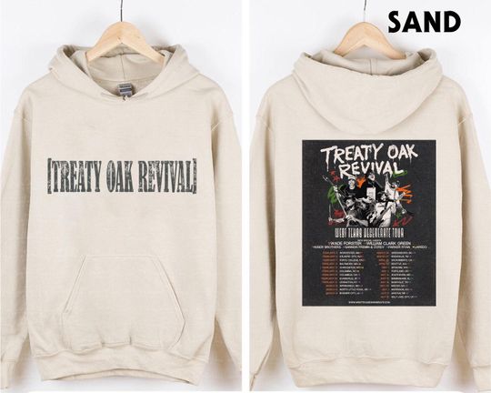 Treaty Oak Revival Band Graphic Shirt, Retro Crewneck Sweatshirt, World Tour Tee, Music Band Shirt, Trendy Shirt