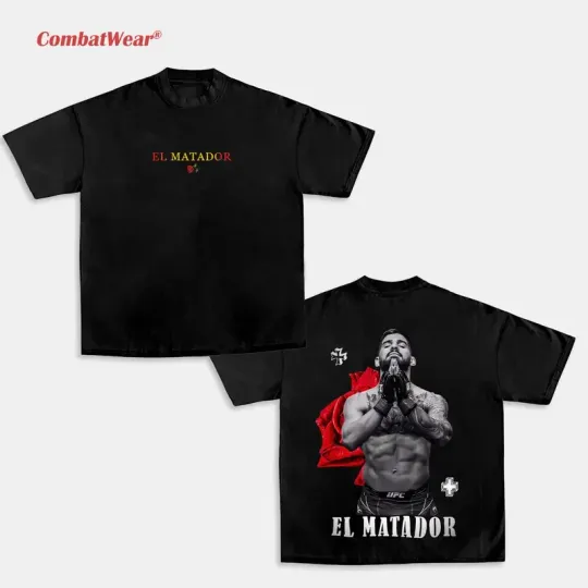 ILIA TOPURIA TEE, El Matador Shirt, Champion UFC Shirt, Spanish Fighter, Boxing