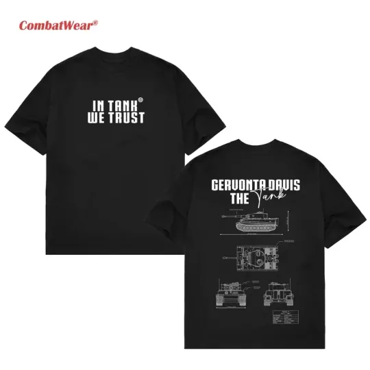 COMBATWEAR Gervonta Davis In Tank We Trust T-Shirt, Tank Davis Custom Graphic