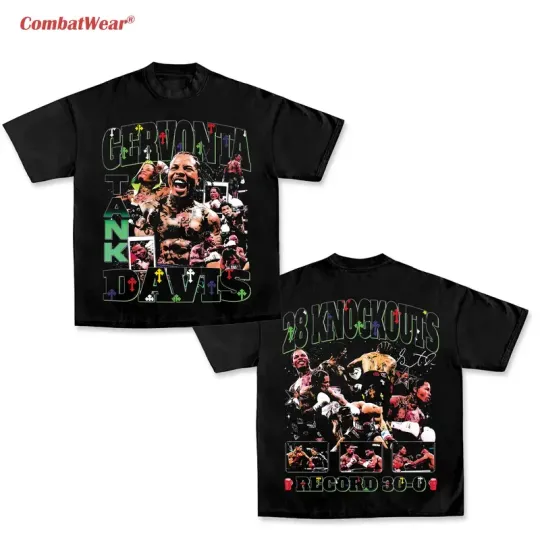 GERVONTA DAVIS TANK V2 TEE, Boxing T-shirt, Boxer Tee, Sports Shirt, UFC Shirt
