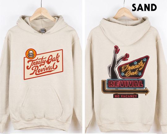 Treaty Oak Revival Band Graphic Shirt, No Vacancy Sweatshirt, World Tour, Music Band Retro