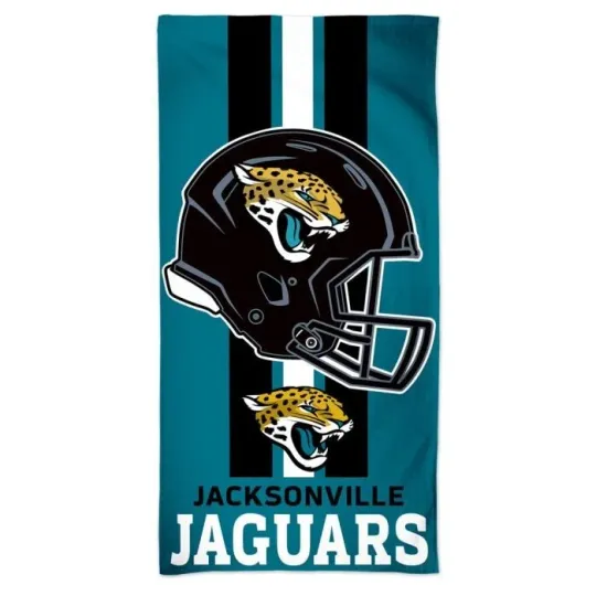 Jacksonville Football Team Jaguars Beach Towel