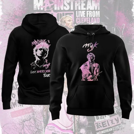Lost Americana MGK Inspired Music Concert Unisex Hoodie