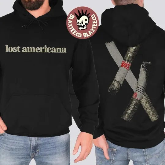 Machine Gun Kelly MGK Lost Americana Tour 2025-2026 Double Sided Hoodie