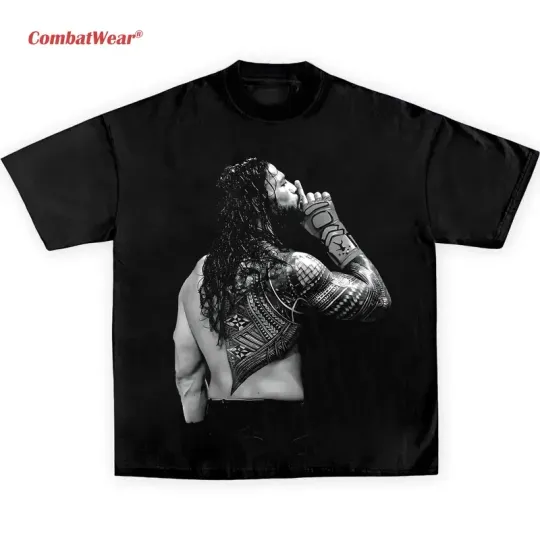 ROMAN REIGNS-SHUT UP TEE , Wrestling Tee, Wrestling Graphic Tee, Wrestler Shirt