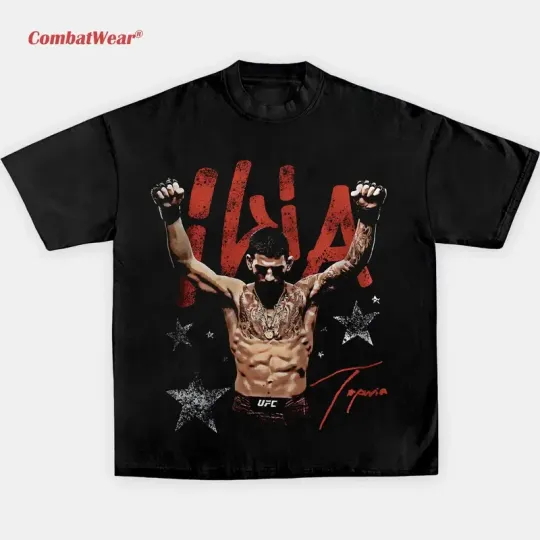 Ilia Topuria Tee, Boxing T-shirt, UFC Shirt, Fighter Tee, Graphic Boxing Champ