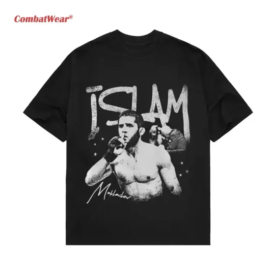 Islam Makhachev Graphic Tee, UFC Fight Night, MMA Fan Gift, Fighter Tee, Graphic