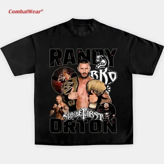 RANDY ORTON TEE, Wrestling Tee, Wrestling Graphic Tee, 2025 Wrestler Shirt
