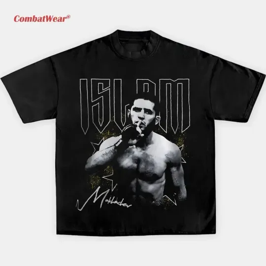 Islam Makhachev High Quality Tee, Boxing T-shirt, UFC Shirt, Fighter Tee
