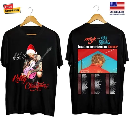 Machine Gun Kelly Lost American Tour 2026 T-shirt, MGK Lost Americana Tour Dates