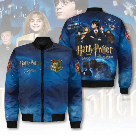 Harry Potter 25th Anniversary 3D Bomber Jacket