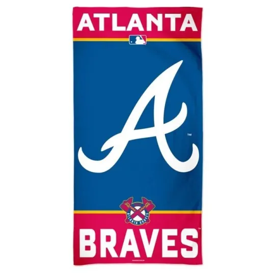 Atlanta Baseball Team Braves Beach Towel