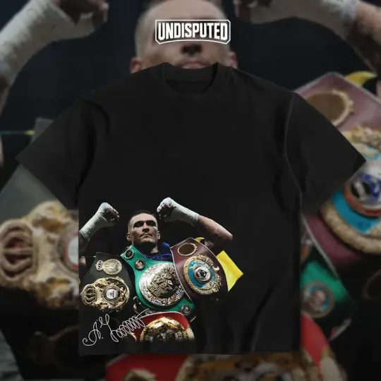 Oleksandr Usyk Undisputed Heavyweight Champion Heavy Cotton T-shirt Usyk Boxing