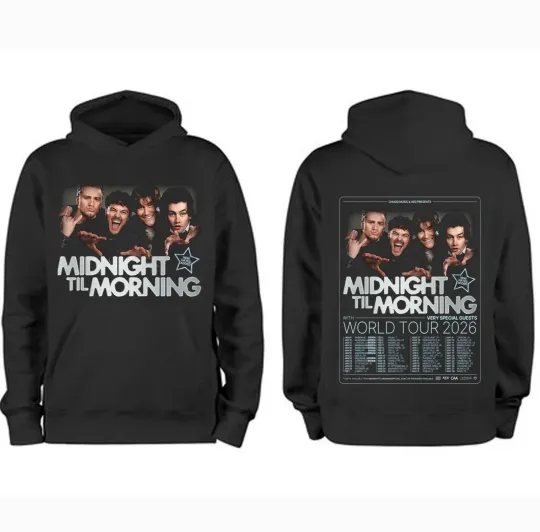 Midnight Til Morning World Tour 2026 Hoodie