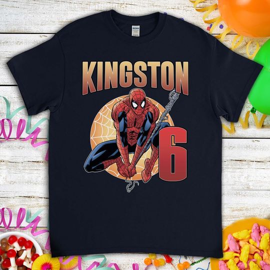 Spider-man Vintage Comic Marvel Superhero Birthday Shirt, Gift For Son Daughter, Funny T-Shirt For Men Women Kids Boys Girls