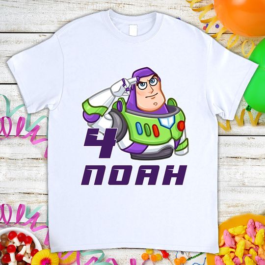 Disney Buzz Lightyear Birthday Shirt, Gift For Son Daughter, Funny T-Shirt For Men Women Kids Boys Girls