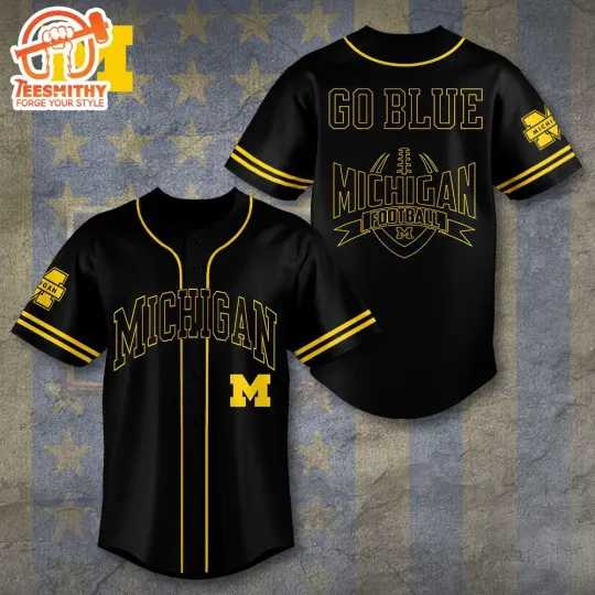 Michigan Wolverine Trendding For Fans Baseball Jersey Shirt For Gift Fans Jersey