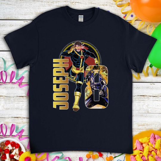 Cyclops X-Men Mutant Superhero Birthday Shirt, Gift For Son Daughter, Funny T-Shirt For Men Women Kids Boys Girls