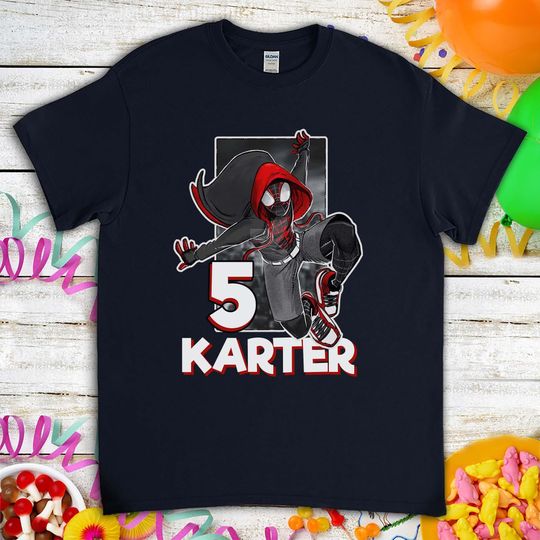 Spider-man Marvel Superhero BBirthday Shirt, Gift For Son Daughter, Funny T-Shirt For Men Women Kids Boys Girls