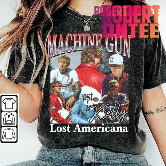 Vintage Machine Gun Kelly Shirt, Vintage 90s Rapper Shirt, MGK Shirt, Lost Americana Bootleg Tee, MGK Retro 90s Shirt, Gifts For Fan