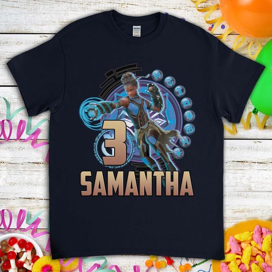 Marvel Black Panther Sister Shuri Birthday Shirt, Gift For Son Daughter, Funny T-Shirt For Men Women Kids Boys Girls