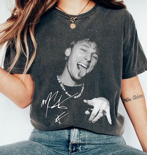 MGK Lost Americana Tour 2025 Shirt, Vintage Machine Gun Kelly Tee, Middle Finger Graphic