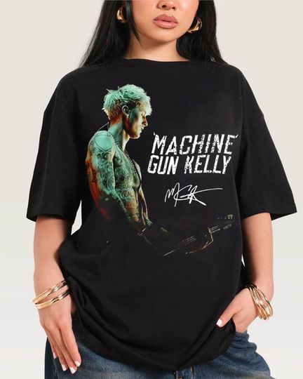 Machine Gun Kelly T-Shirt - Rap Music - Tickets To My Downfall Album - MGK Merch - Unisex Rapper Clothing
