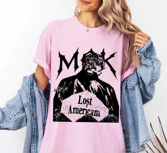 Machine Gun Kelly Lost American Tour 2026 Shirt, MGK Lost Americana Tour Dates Youth Shirt, Wiz Khalifa Concert Merch