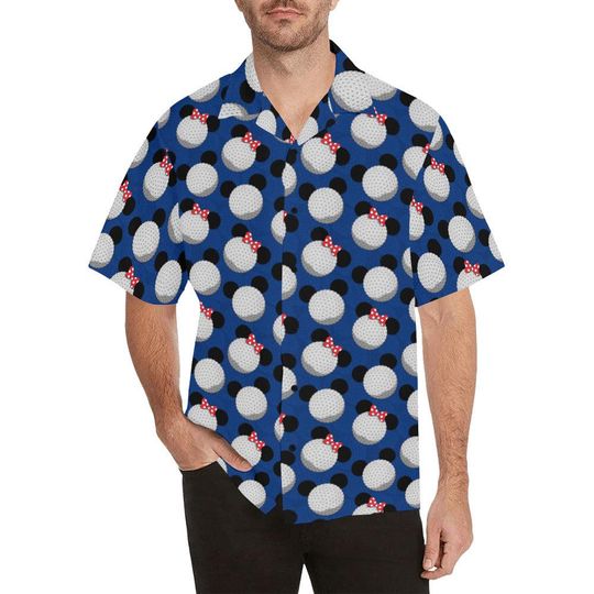 Disney Epcot Hawaiian Shirt Tropical Print Men Women Aloha Shirt