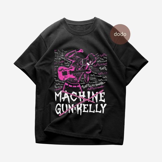 Machine Gun Kelly T-Shirt - Rap Music Shirt - Tickets To My Downfall Album - mgk Album Shirt - mgk Merch - Unisex Rapper Clothing