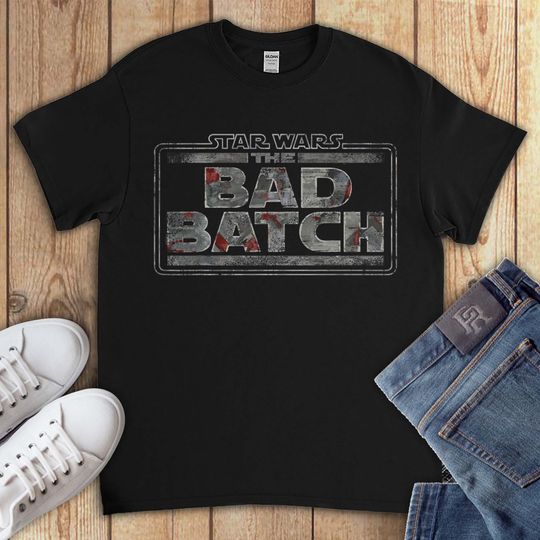 Star Wars The Bad Batch Vintage Distressed T-Shirt For Men Women Kids