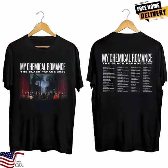 My Chemical Romance The Black Parade 2026 Tour T-shirt