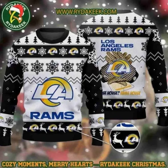 Los Angeles Ram Football Team Christmas Ugly Sweater