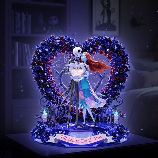 Discover Couple Eternal Love Acrylic Light Box - Personalized Gifts For Couple